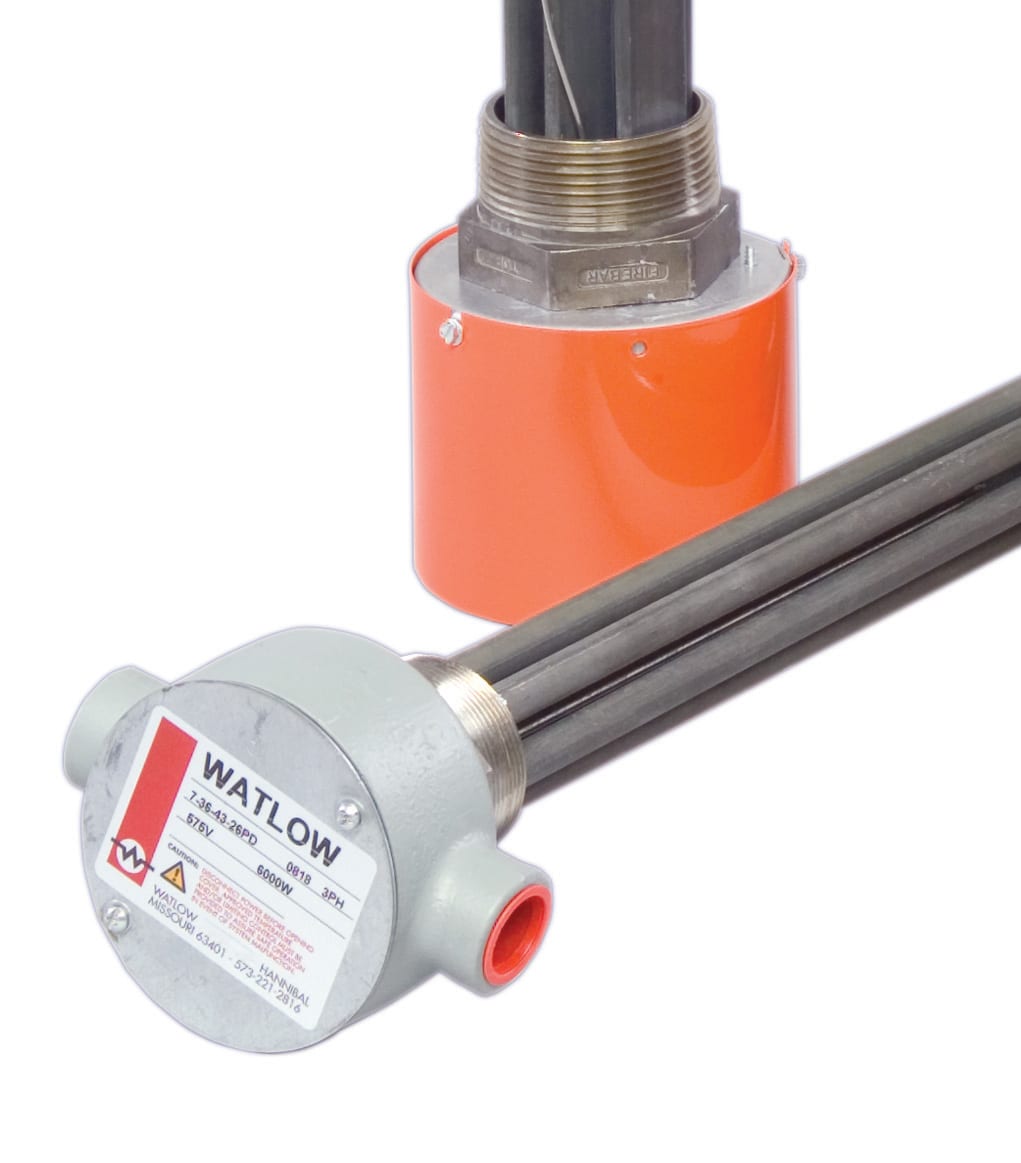 WATROD and FIREBAR ANSI Flange Immersion Heaters